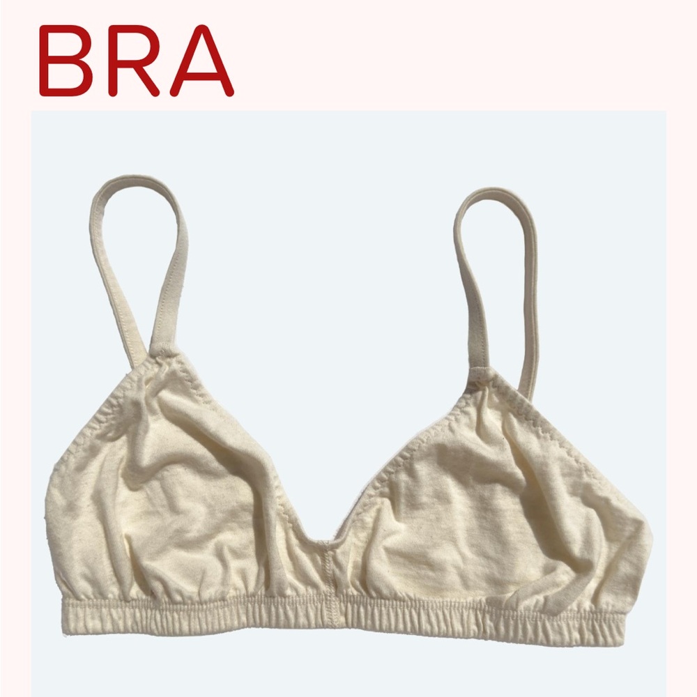 Pansy Co cream bra size small